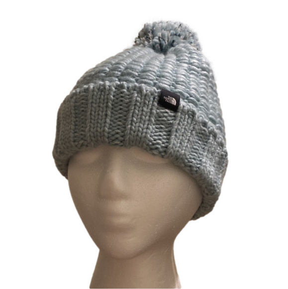 THE NORTH FACE BLUE BEANIE HAT . Very good condition - Picture 1 of 7